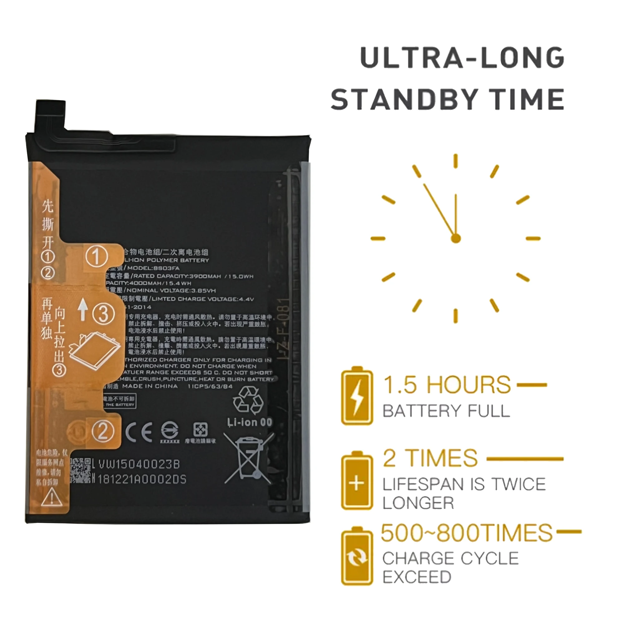 BS03FA BSO3FA BB03FA Battery For Xiaomi Black Shark 2 Black Shark 2 Pro Original Capacity Phone Batteries Bateria