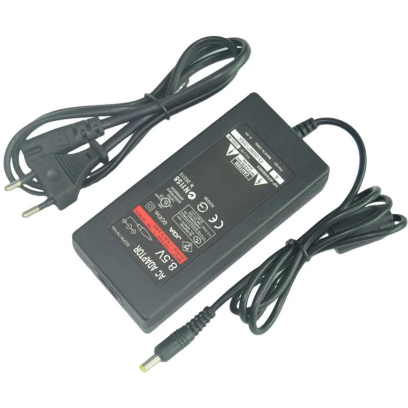 AC 전원 어댑터 플레이스테이션 2용 ABS 전원 어댑터 PS2 슬림용 DC 8.5V 어댑터 EU 플러그-A86G