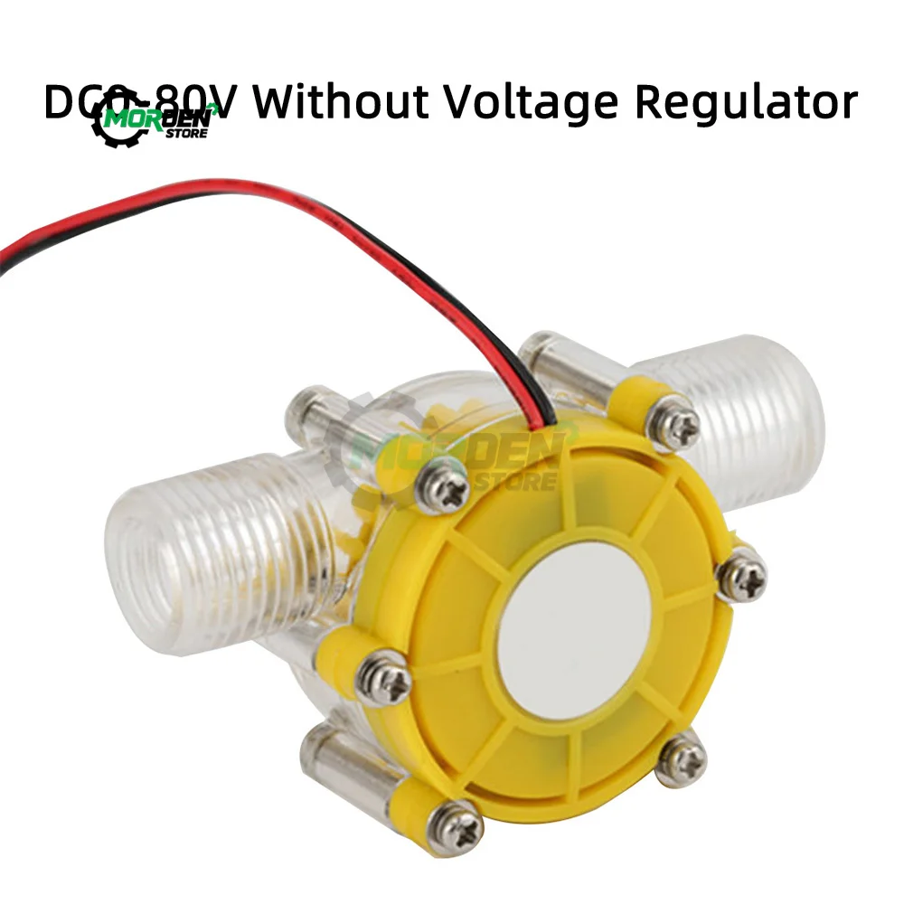 Micro Hydro Generator 80V/12V/5V10W DCWater Flow Generator Turbine Hydroelectric Tap Water Flow Hydraulic Motor