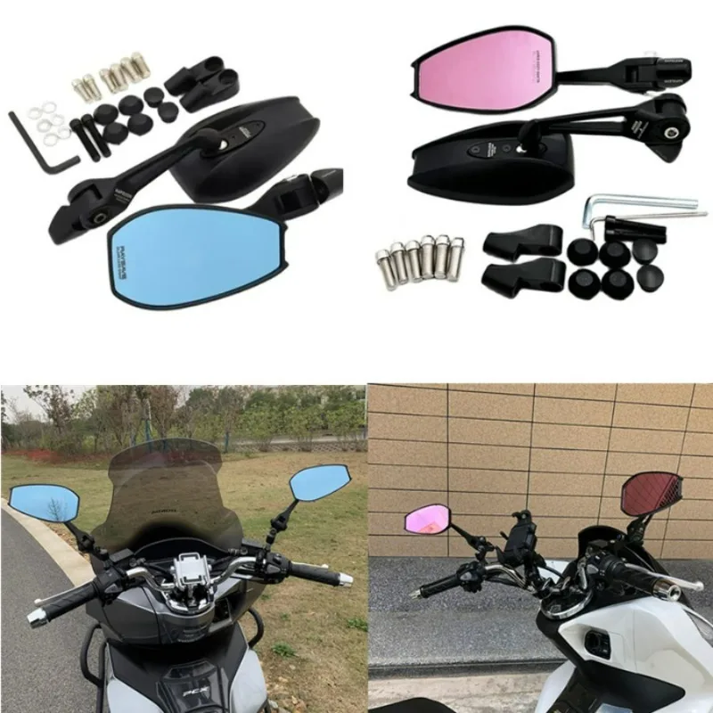 

1 Pair Universal Motorcycle Anti Glare Side Mirrors for Honda PCX160 PCX150 PCX125 Aluminum Modified Rearview Mirror Accessories