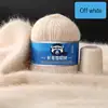 10pcs Long Plush Mink Cashmere Yarn Fine Quality Hand-Knitting Thread For Woman Cardigan Scarf Crocheting Hat Soft Woollen Yarn 3