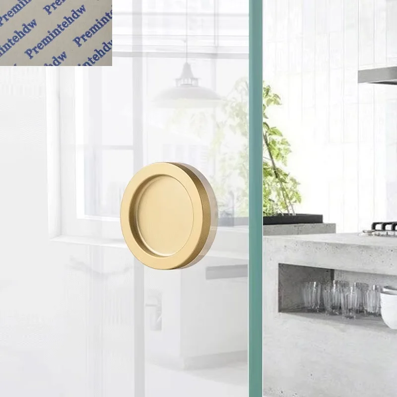 deslizar porta vidro aluminio ouro matte preto 2 pces 02