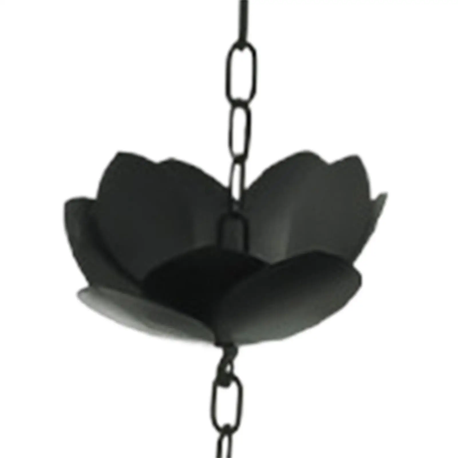 Rain Chain,Rainwater Diverter,Lotus Rain Catchers,Chain Gutters Downspout,Villa Improvement Hanging Gutter Chain Downspout