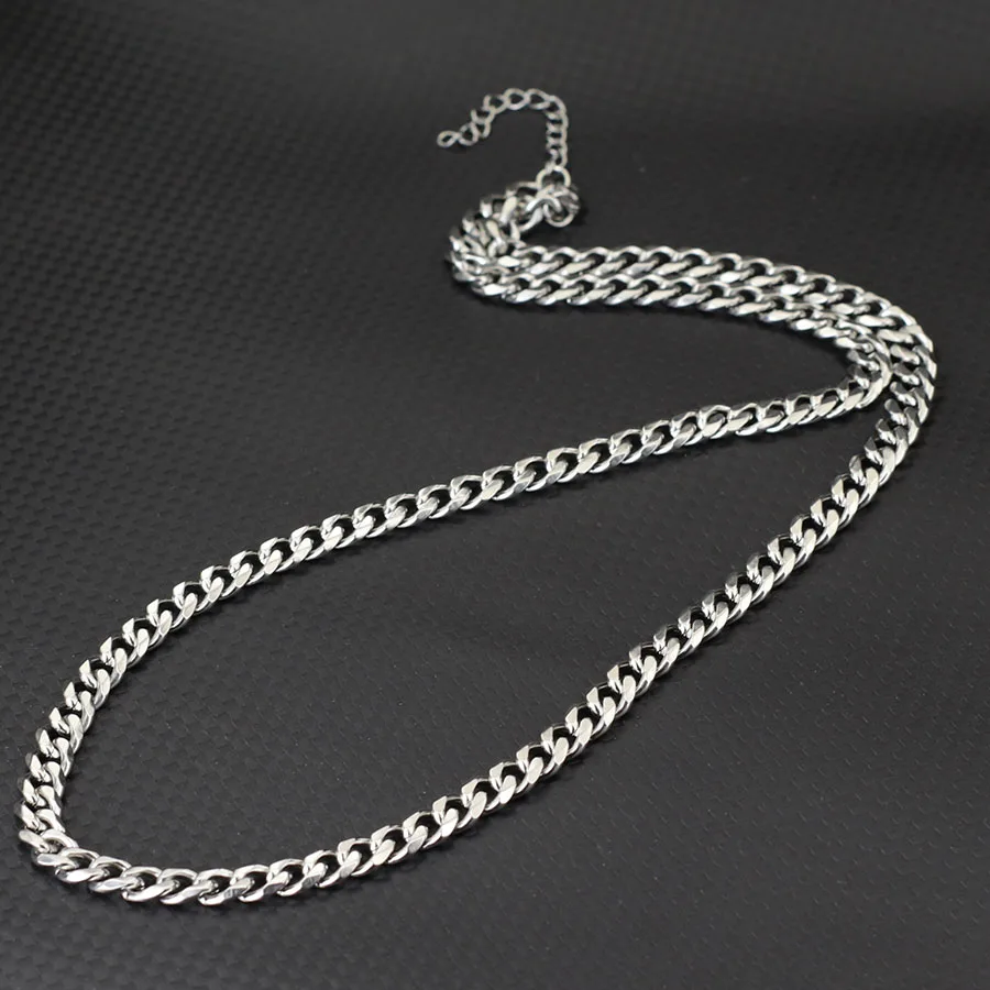 Stainless Steel Cuban Chain Necklace for Men