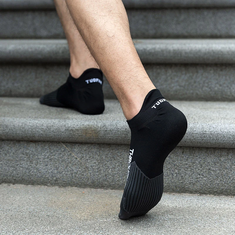 Men's Ankle Socks Athletic Fitness Running Socks Breathable Spring Summer Mesh Casual Short Sock Gifts 10 Pairs/Lot