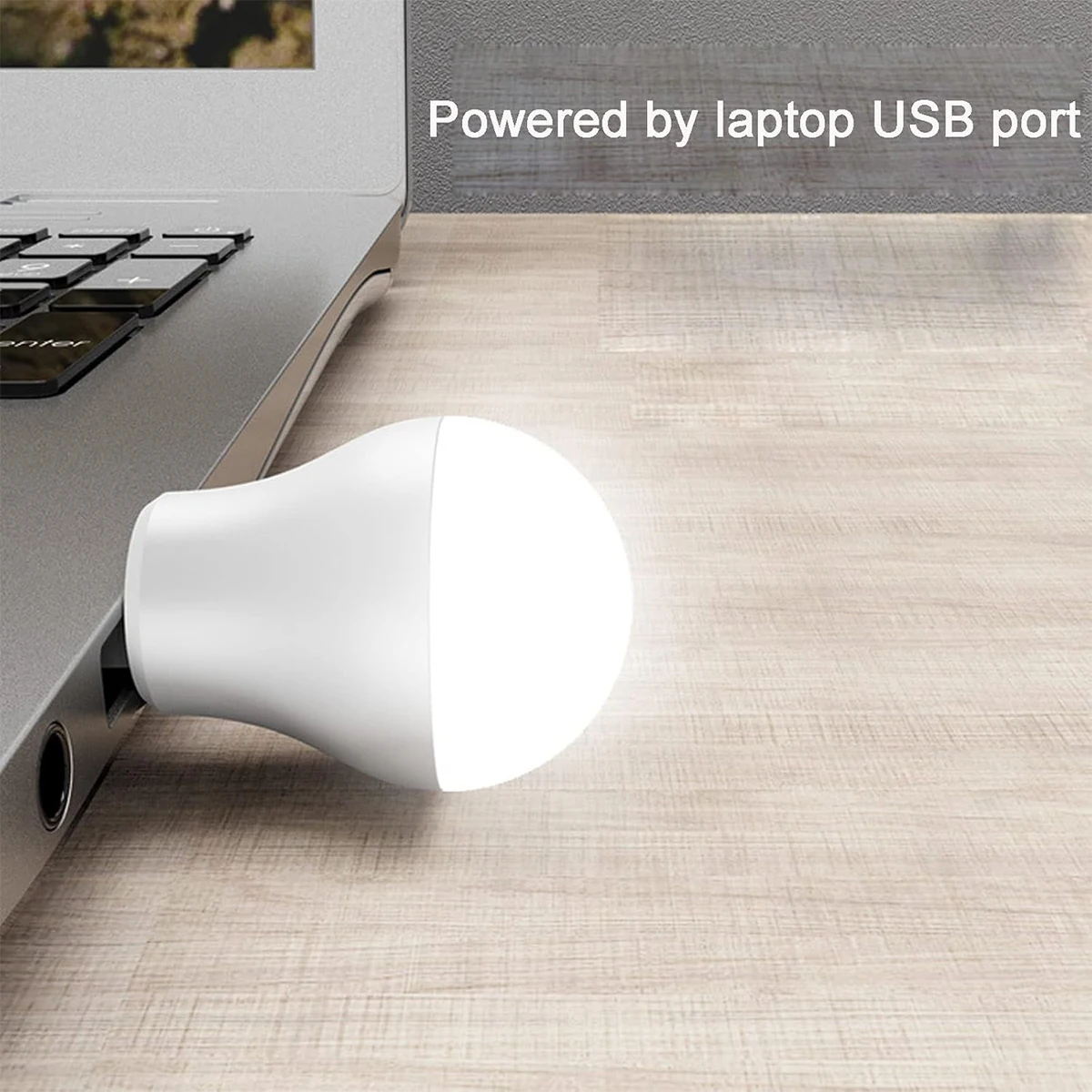 Mini USB Night Light Book Night Light Reading Cool White LED Lights Portable Home USB Eye Protection Computer Powered Desk Lamp