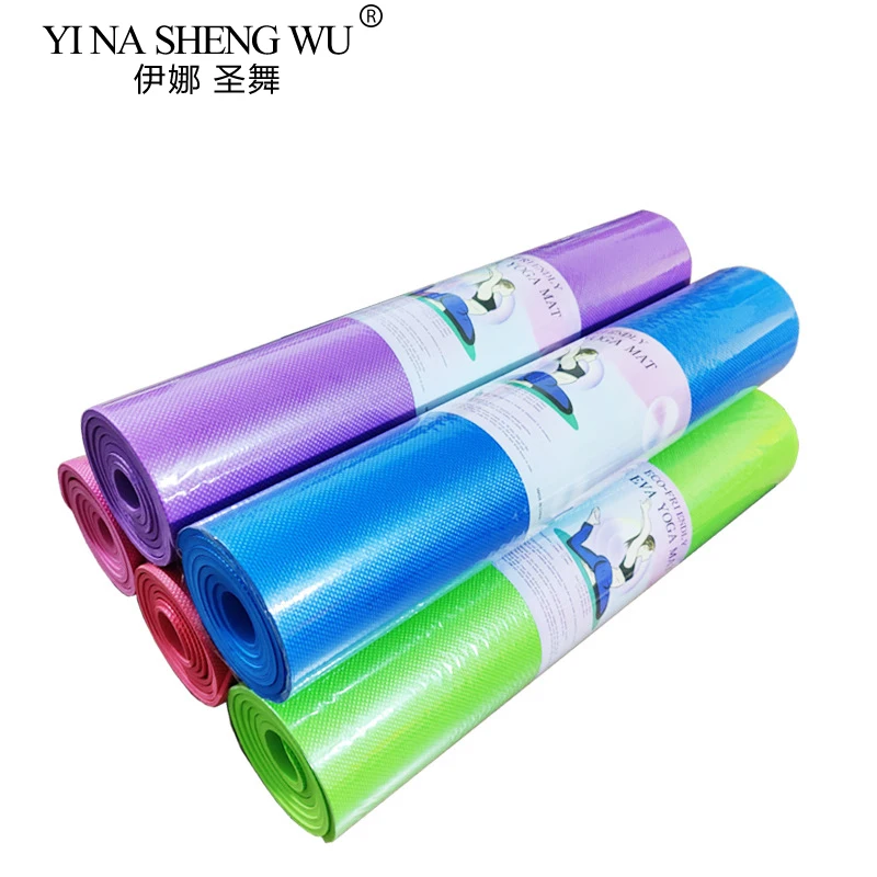 6MM Thick Yoga Mat Anti-skid Sports Fitness Mat EVA Comfort Foam Yoga Matt for Exercise, Yoga, and Pilates Gym Meditate