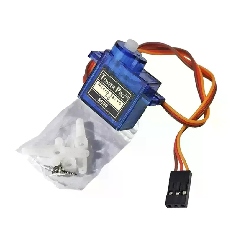 1/3 pezzi RC auto robot braccio Arduino avviamento progetto fai da te SG90 9G micro servomotore 180 ° /360 ° Servo digitale 5V - immagine 4
