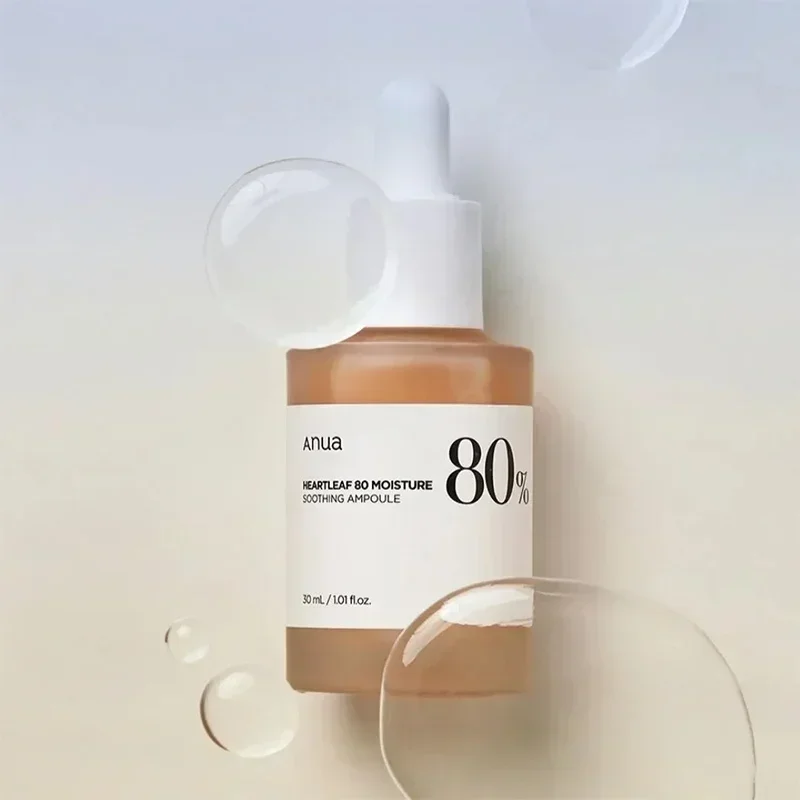 Korean Heartleaf Anua Anti-aging Essence Moisturizing Toner Emulsion Fade Fine Lines Deep Cleaning Facial Cleanser Skin Care Set facial essence