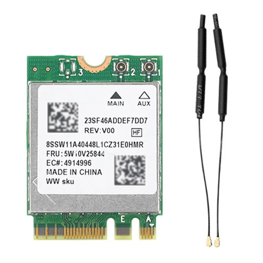 

For Orange Pi 5 Plus WiFi 6 + BT 5.2 Wireless Module RTL8852BE M.2 E Key Interface 1800M Dual Brand 2.4G 5G Wi-Fi