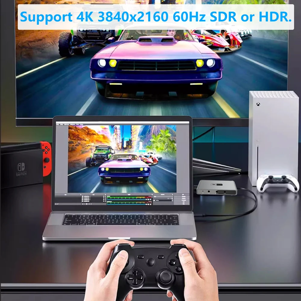  ĸó ī, SDR HDR ĸó  Ʈ, PS4, PS5, ٵ ġ, Xbox ī޶, 4k, 30FPS ȭ, IT9325TE, 