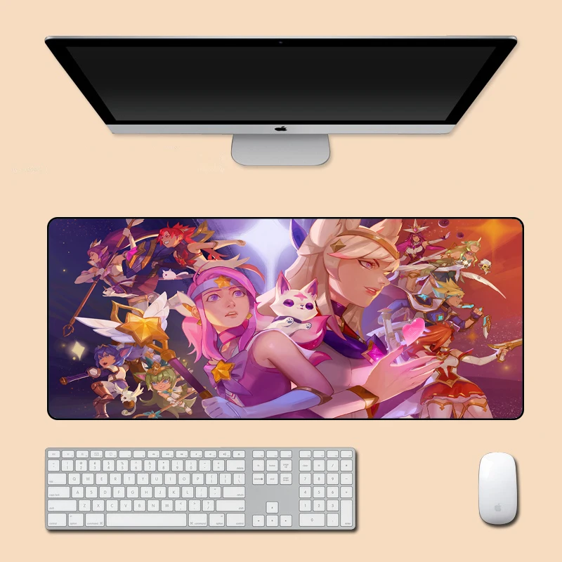 

Star Guardian Seksi Kız Sansürsüz Mouse Pad Computer Keyboard Game Accessories Mousepad 40x80XXL Table Mat Gabinete Gamer