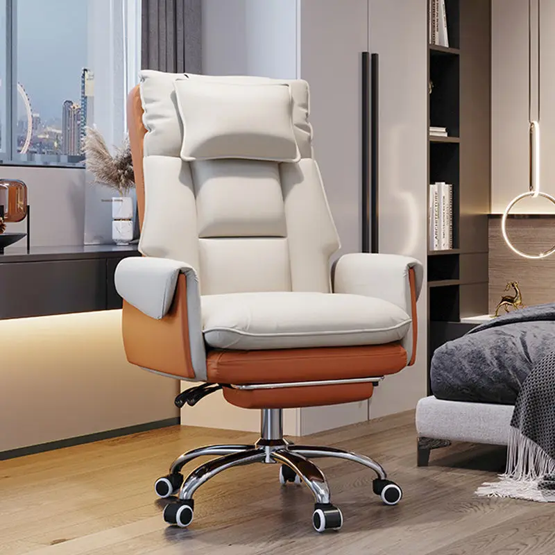 

Ergonomic Recliner Office Chairs Executive Lounge Modern Swivel Playseat Computer Chair Leather Sillas De Oficina Furniture