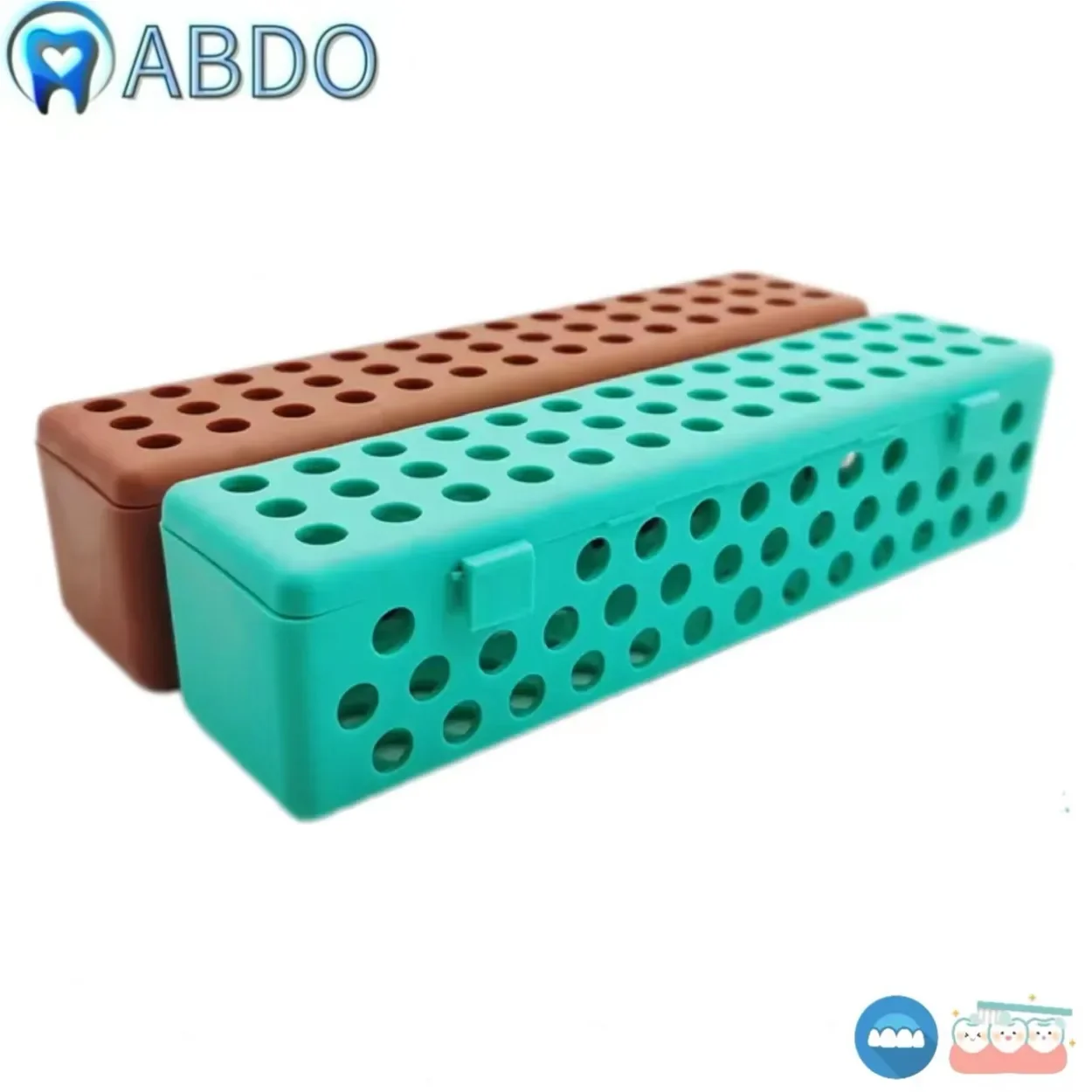 

1 Pc Autoclavable Dental Surgical Instrument Sterilization Box for Placing Dental Instruments Tool