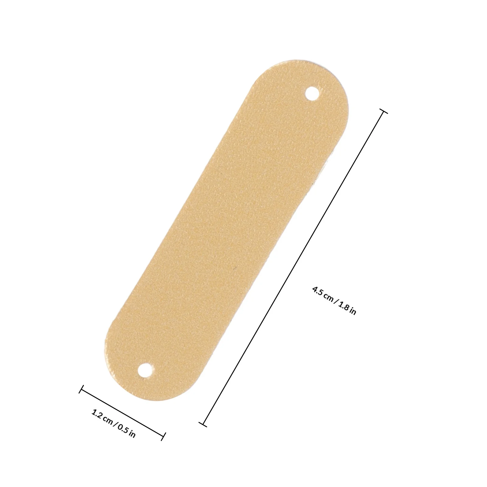 100Pcs 의류 DIY 라벨 빈 PU 태그 바느질 뜨개질 가방 공예 프로젝트 의류 액세서리 태그