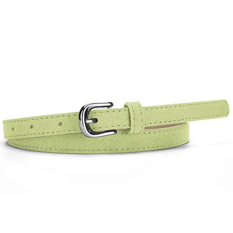 Chic Minimalist Women's Leather Belt - Versatile Accessory