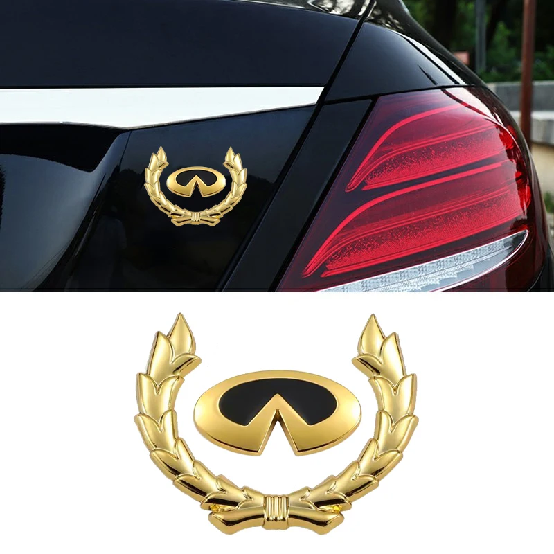Aluminum Alloy Car Body Sticker Emblem Decal Styling Accessories For
