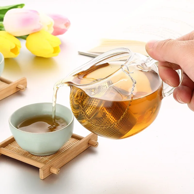 304 Stainless Steel Tea Ball Strainer Mesh Herbal Infuser Filter Tea Leaf Spice Strainer Boil soup Teapot Kitchen Tool tea infuser tea strainer tea filter