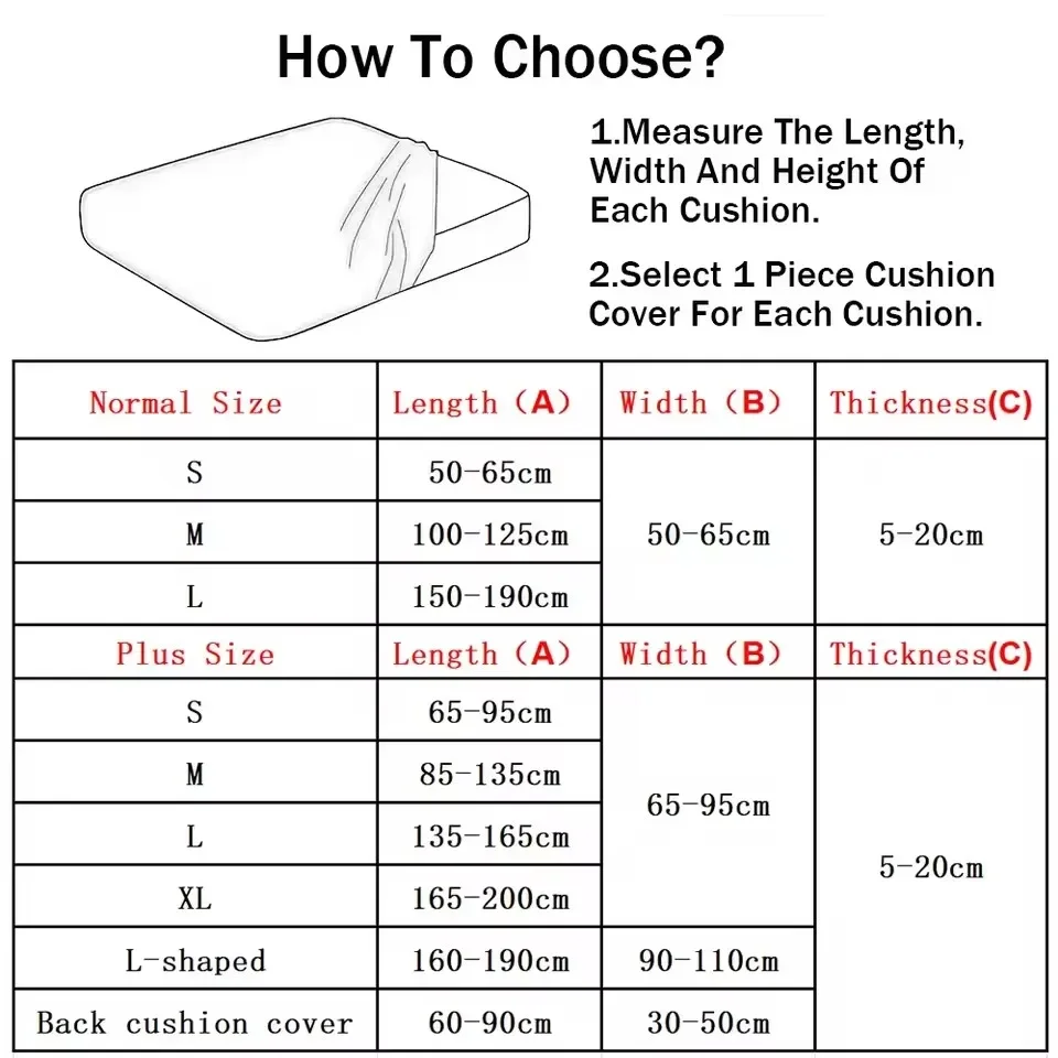 Velvet Sofa Cushion Covers for Living Room Plush Sofa Seat Cover Soft Stretch Sofas Couch Slipcover Furniture Protector 3