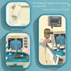 Doki Toy Children's Medical Handcart Set Family Toy Doctor's Workbench Children's Simulation Medical Tool Hot 2024 Dropshipping 3