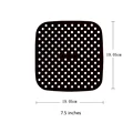 1PC Black square 19