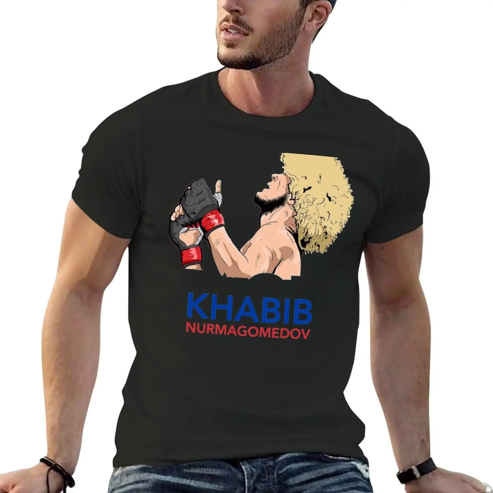 

khabib nurmagomedov the eagle Essential T-Shirt Aesthetic clothing graphic t shirts custom t shirt tops designer t shirt men