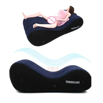 Air Inflatable Sex Pillow Soft Cushion Couples Love Game Position Sofa Cuffs Chair Sexual Position Ramp Erotic Pillow for Couple 2