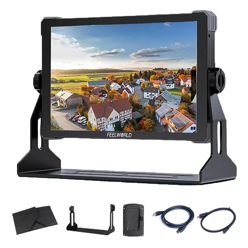 T10 10" Full HD Field Monitor 1920*1200 500Nit Brightness 1500:1 Contrast DSLR C