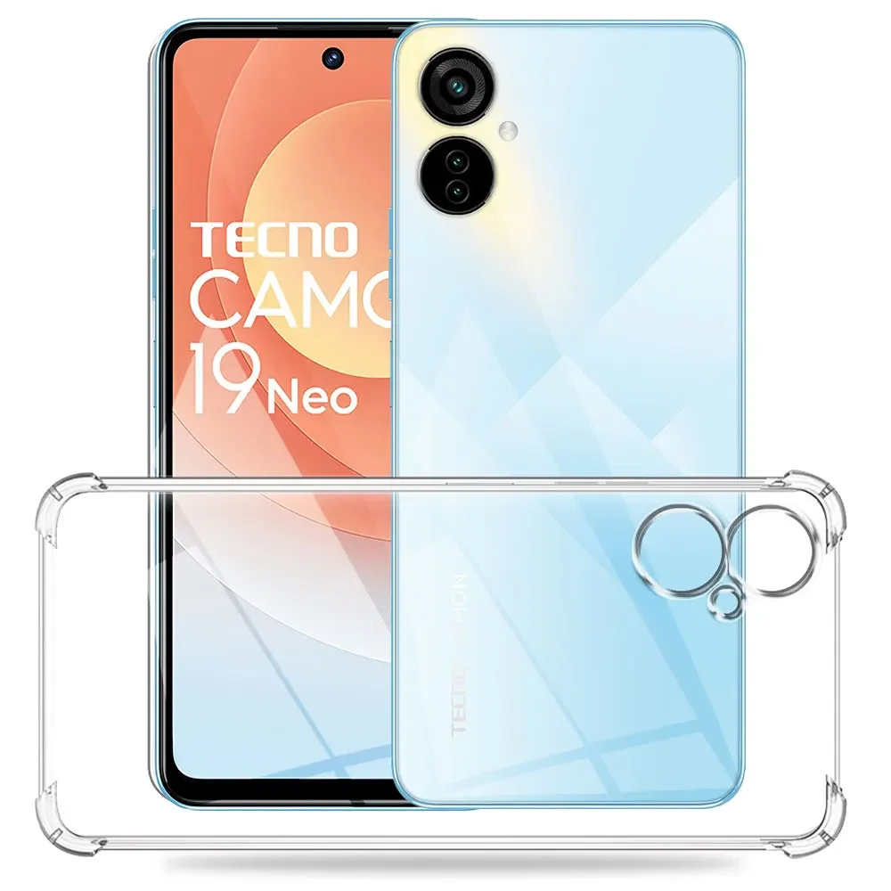 Silicone Soft Shockproof Clear Phone Case Cover