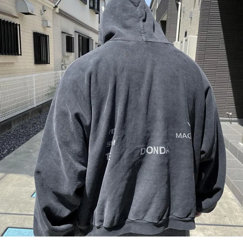 

Winter Kanye West Donda Doves Music LOGO Print Hoodies Men Women Yzy Hip Hop Streetwear Loose Hooded Anime Harajuku Sweatshirts