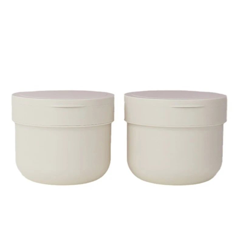 1pcs 300/400ml Refillable Makeup Remover Jar With Spoon Plastic Empty Makeup Jar Pot Travel Face Cream Lotion Cosmetic Container S7a4ce94687e444718c03f9340e2aab8eK