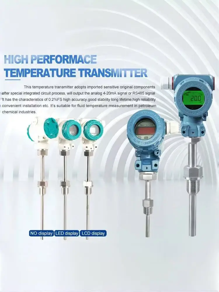 2088 Ex-proof 4-20mA Output Temperature Converter PT100 to 4-20ma ...