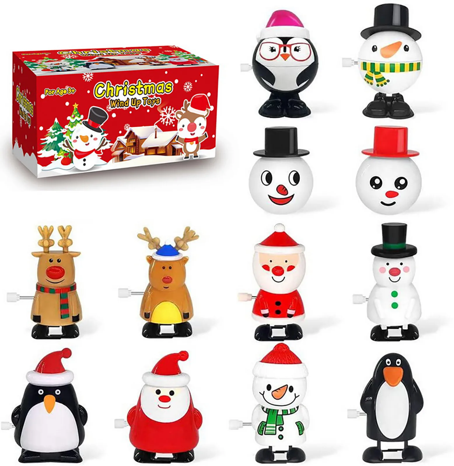 

Games 3 Months Newborn Toys Assortment Wind Pack Favors Up Filler 12 Bag Christmas (Christmas) For Christmas Party Novelty funny