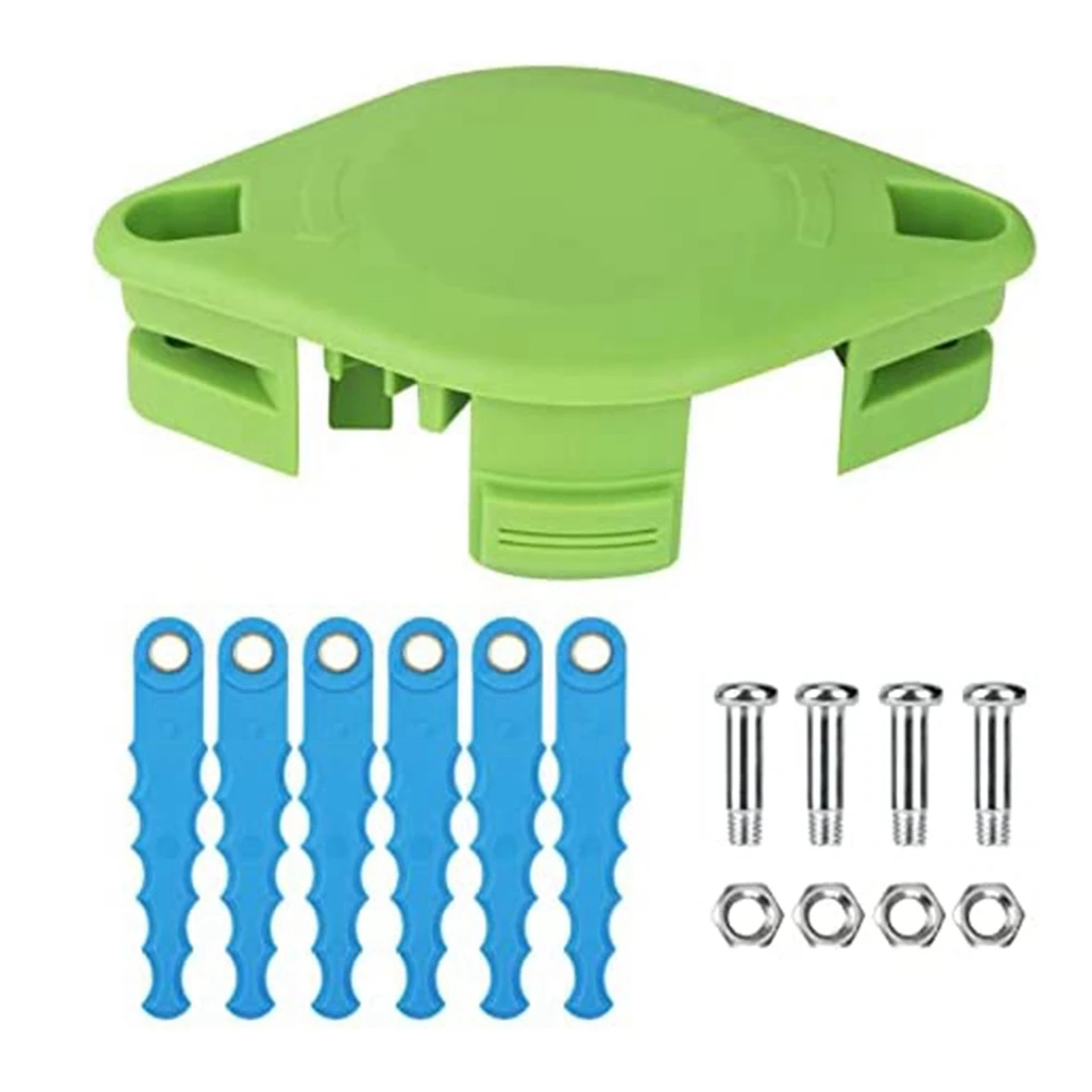 

Trimmer Blade Head Compatible for Greenworks 21302 21332 21342 20V 24V 40V String Edger with 6 Replacement Blades Green