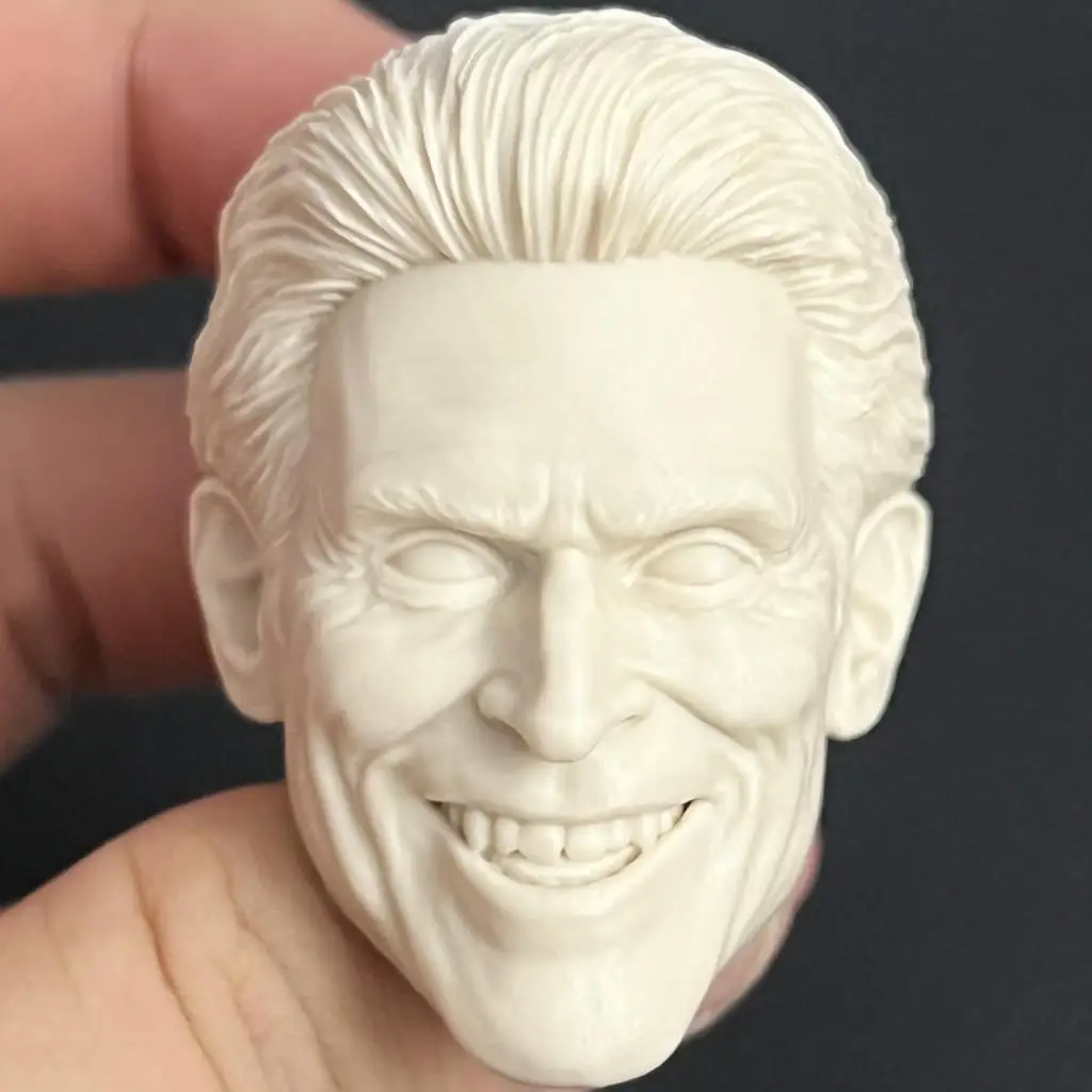 Unpainted 1/6 Scale Green Goblin Head Sculpt Model For 12" Action Figure Dolls Soldier