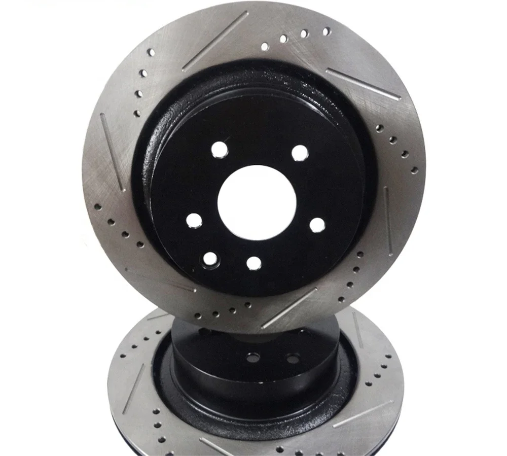 Auto Parts Cross Drilled Slotted Brake Rotors For Nissan Versa Altima Honda Mazda 929 Model Cx9 Bt 50 For Toyota Land Cruiser