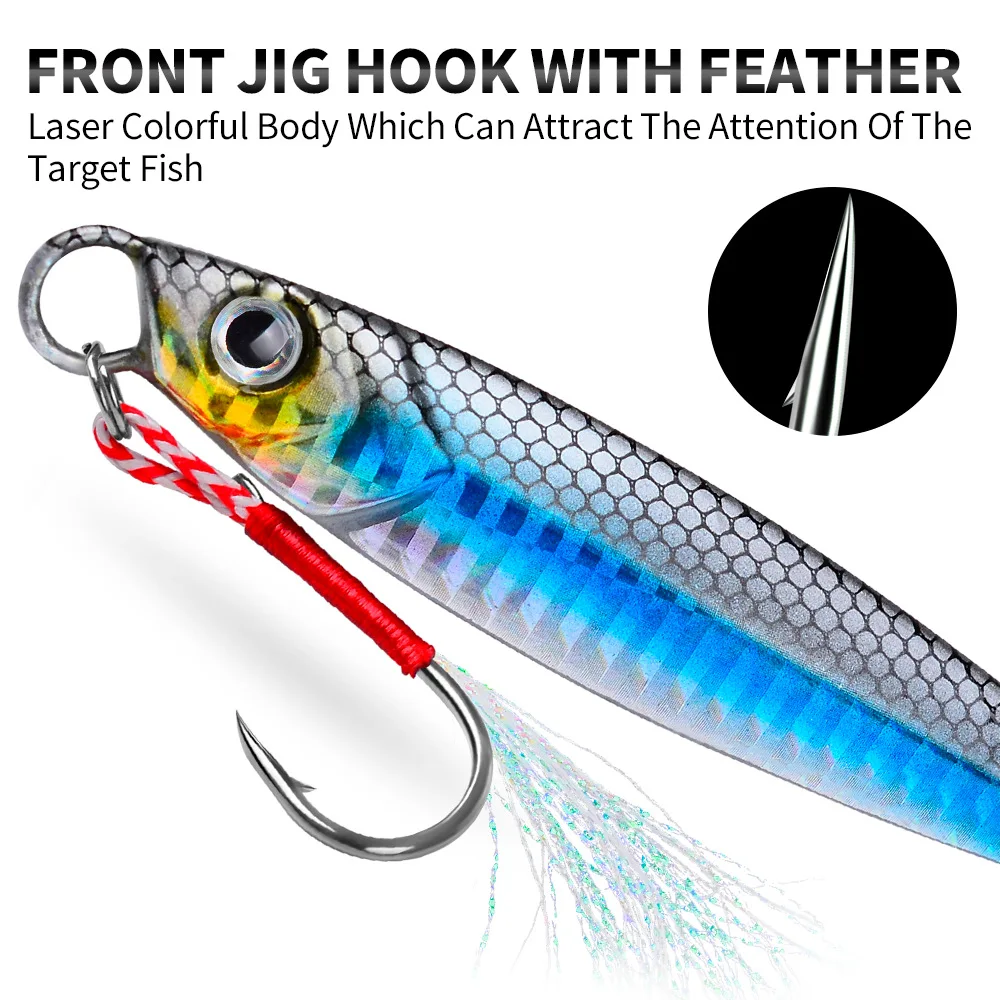 Jigging Fishing Lure Jerkbait Metal Jig Swimbait Crankbait Whopper Plopper Artificial