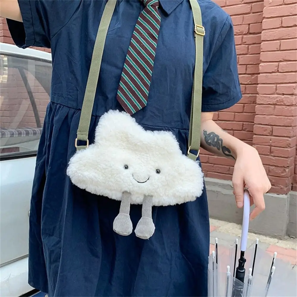 Cloud Design Plush Shoulder Bag Fashion Satchel Bags Fluffy Bag Women Plush Bags Cartoon Adorable Crossbody Bags Women Ladies cloud design plush shoulder bag fashion satchel bags fluffy bag women plush bags cartoon adorable crossbody bags women ladies