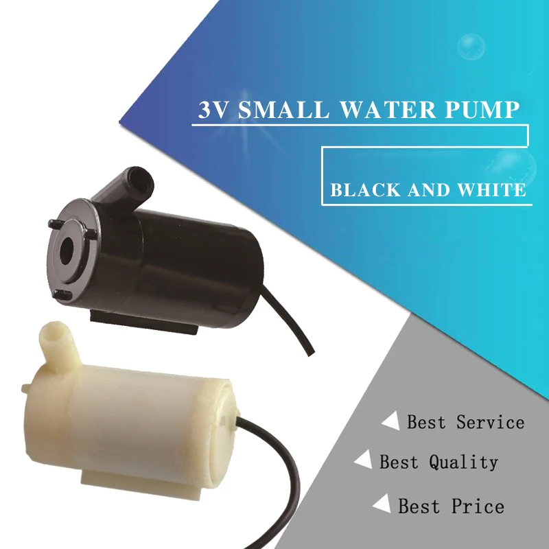 DC 3V small water pump horizontal small submersible pump DC3W fountain