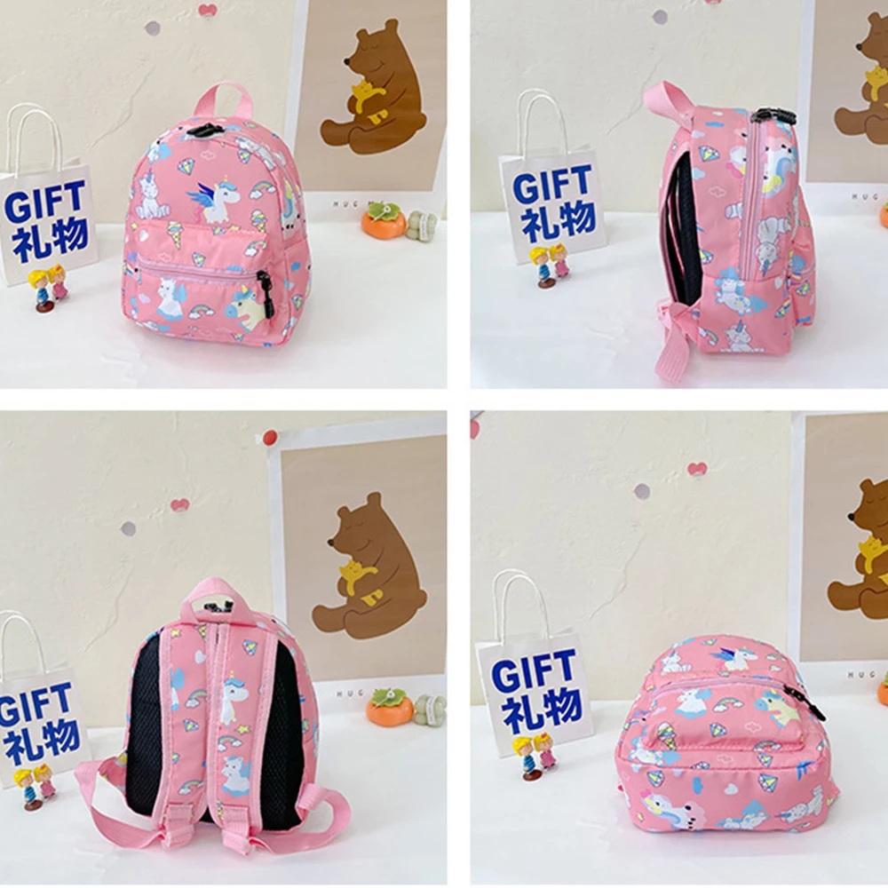 Mochila infantil bonito personalizado pequeno dinossauro escola do jardim de infância dos desenhos animados bordados nome simples crianças mochila sacos