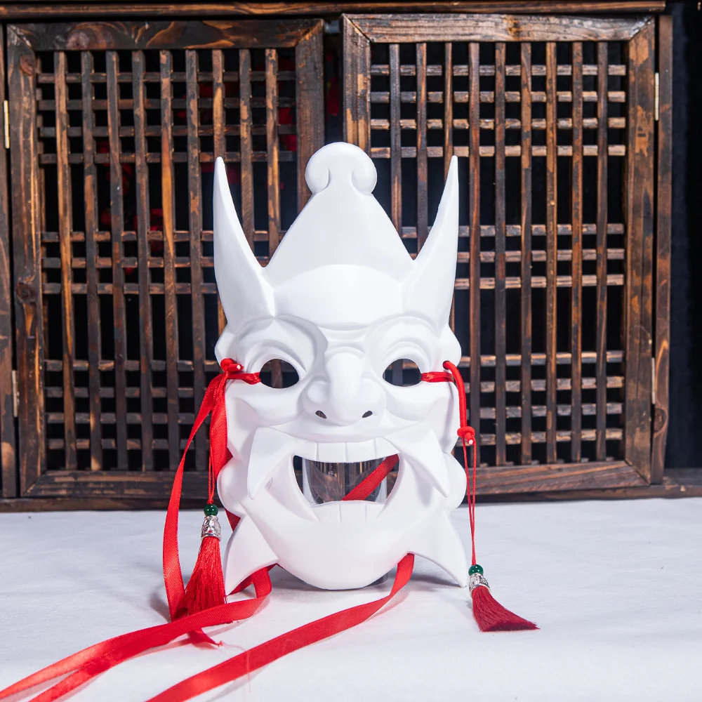 Traditional Chinese Nuo Opera-Inspired ABS Resin Full Face Mask for Cultural Events