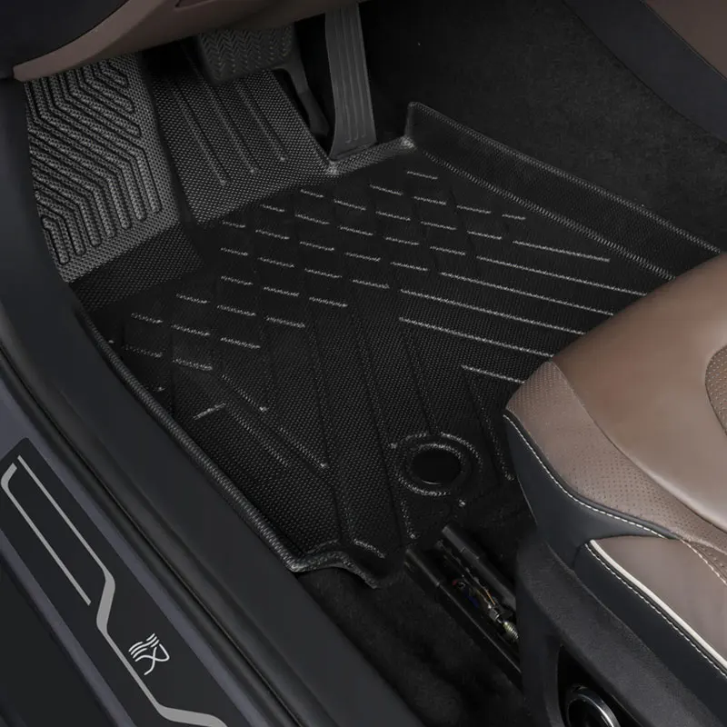 Car Floor Mats For BYD HAN EV DMi Trunk Mat Waterproof Non-slip Foot Pad Fully Surrounded Left-hand Drive Car Accessory Floor Mat Car Floor Mats Floor Mats
