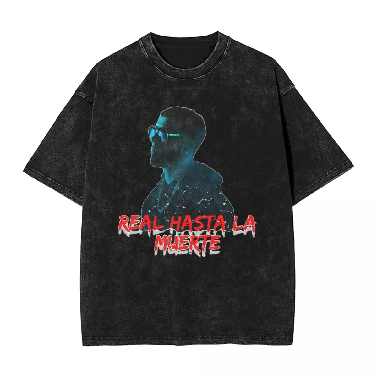 

Harajuku Cotton Tshirt Men Short Sleeve Tees Real Hasta La Muerte Summer Cotton Loose Washed Tops T-Shirt Oversized Tee Shirt