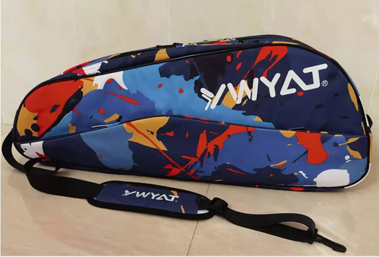 2023 Badminton Bag Single Shoulder Portable 3 Badminton Rackets Bag Men's Women Backpack Tennis Bag Badminton Bag Large Package 6