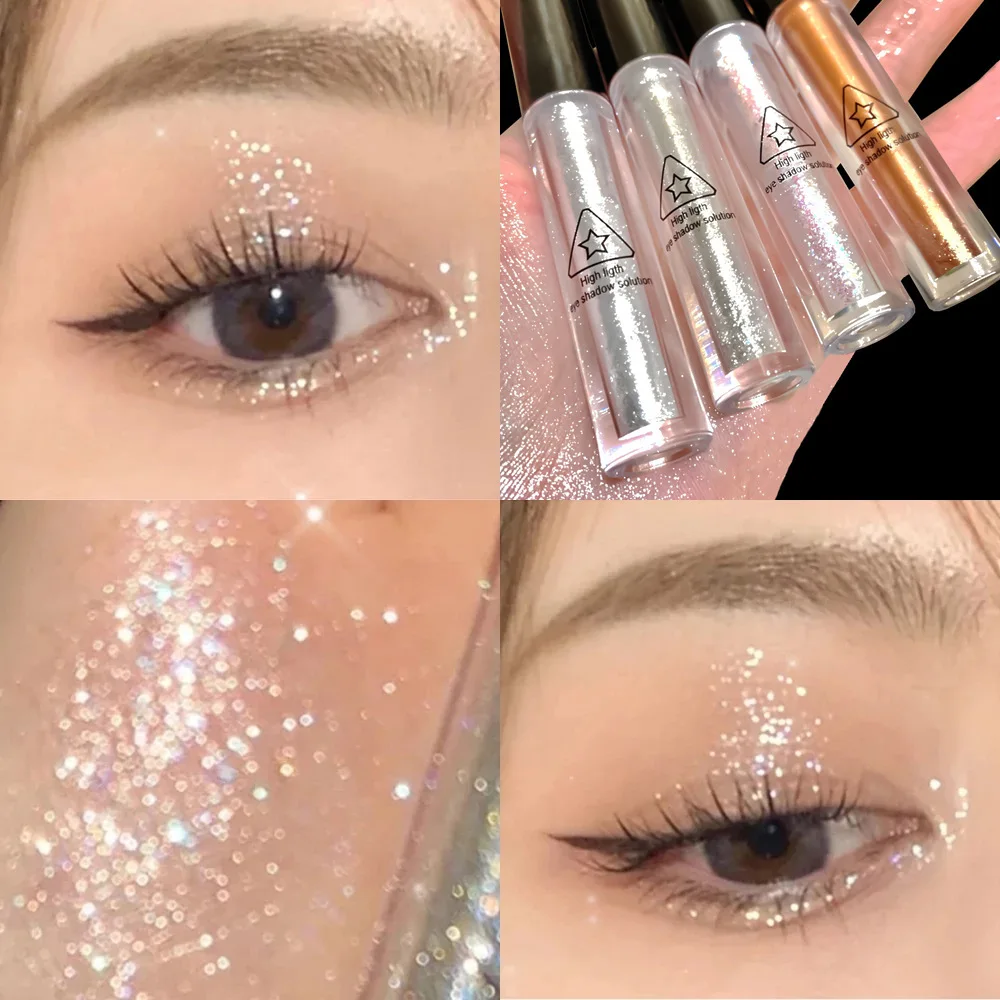 Eye shadow glitter makeup accessories Shimmering Glitter Liquid Eyeshadow Eyeliner Metallic Eyeliner Eye Beauty Party Makeup Tools Waterproof