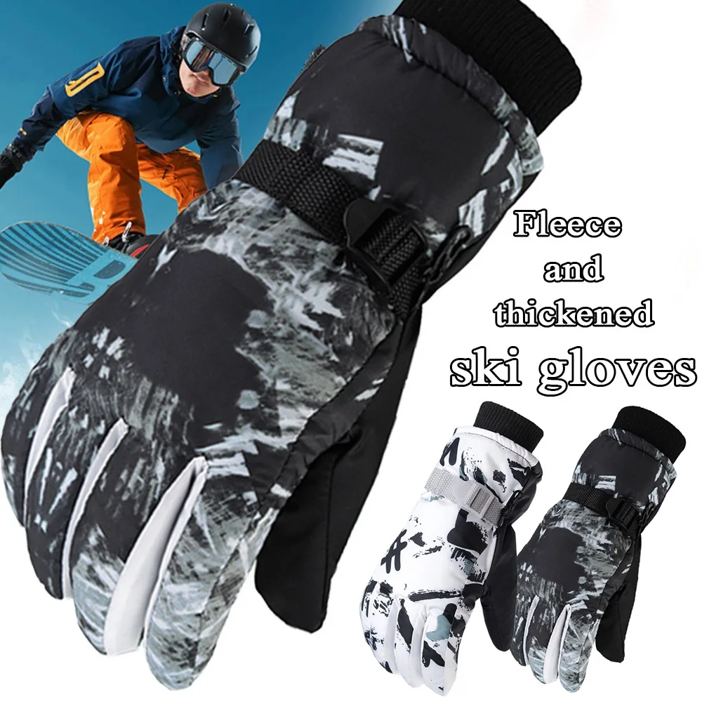 Winter Gloves For Men Women Waterproof Windproof Cold Gloves Snowboard Motorcycle Riding Driving Warm Touchscreen Glove Mittens