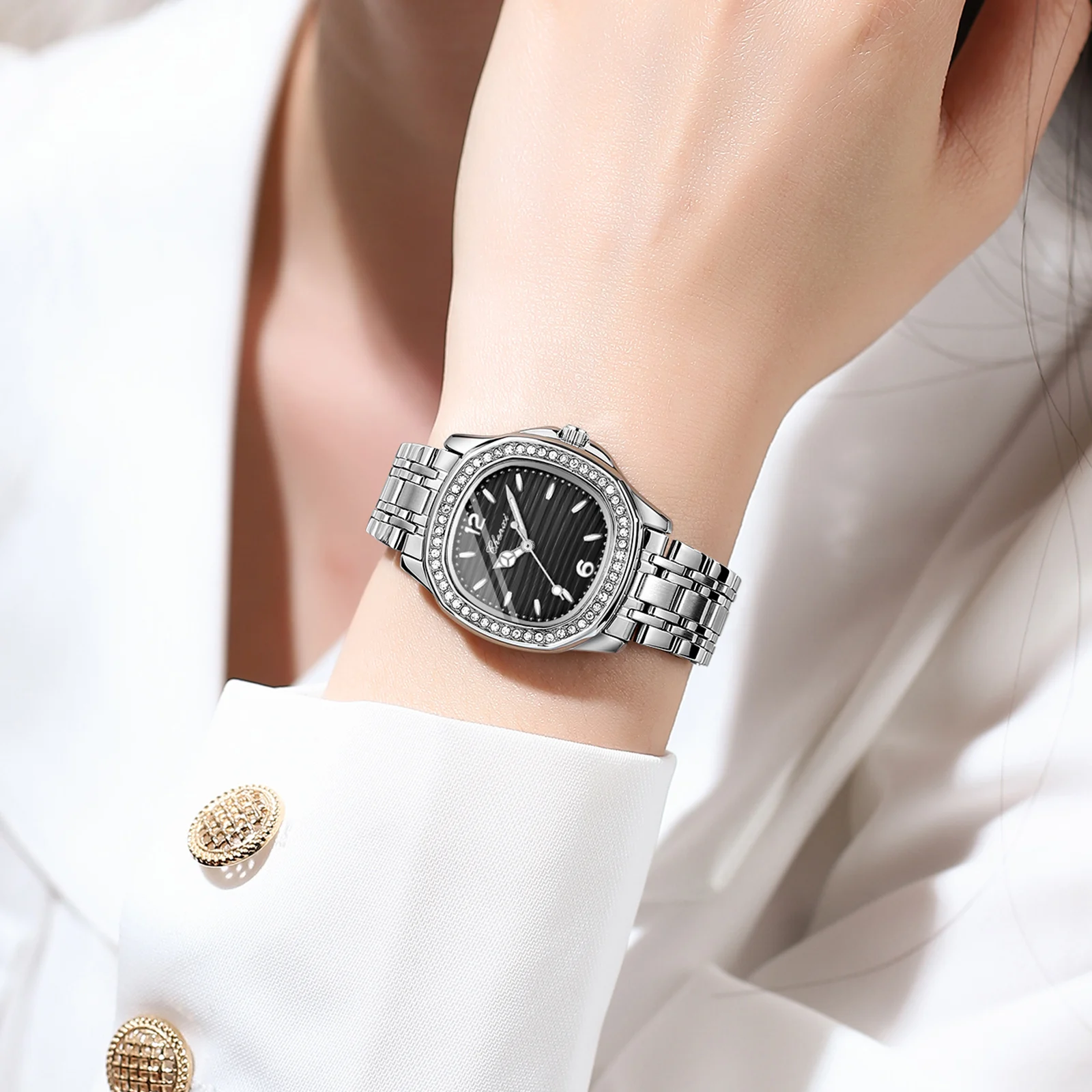 ساعات جديدة للمرأة CHENXI ساعة كوارتز عالية الجودة...