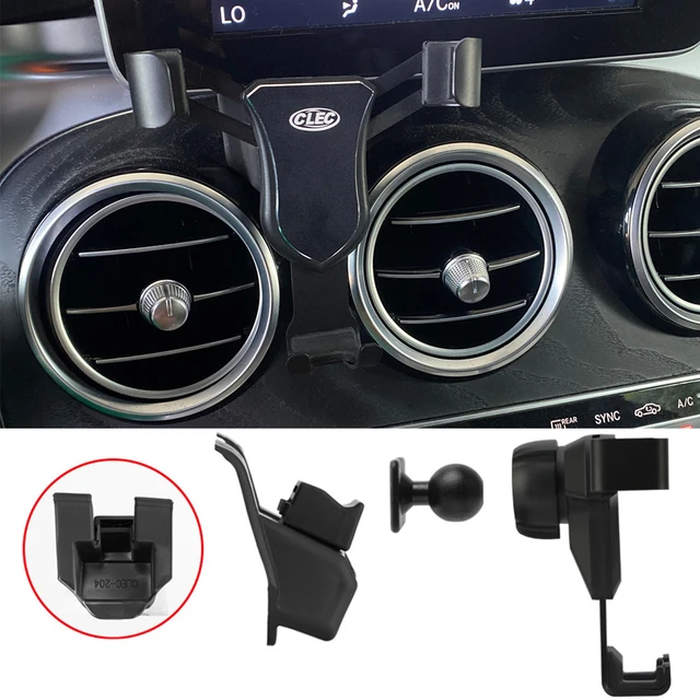 Car Phone Holder For Mercedes-Benz C GLC Class W205 X253 C200 C250 C220d  GLC300 Air Vent Mount Clip Clamp Stand Rotation Bracket - AliExpress