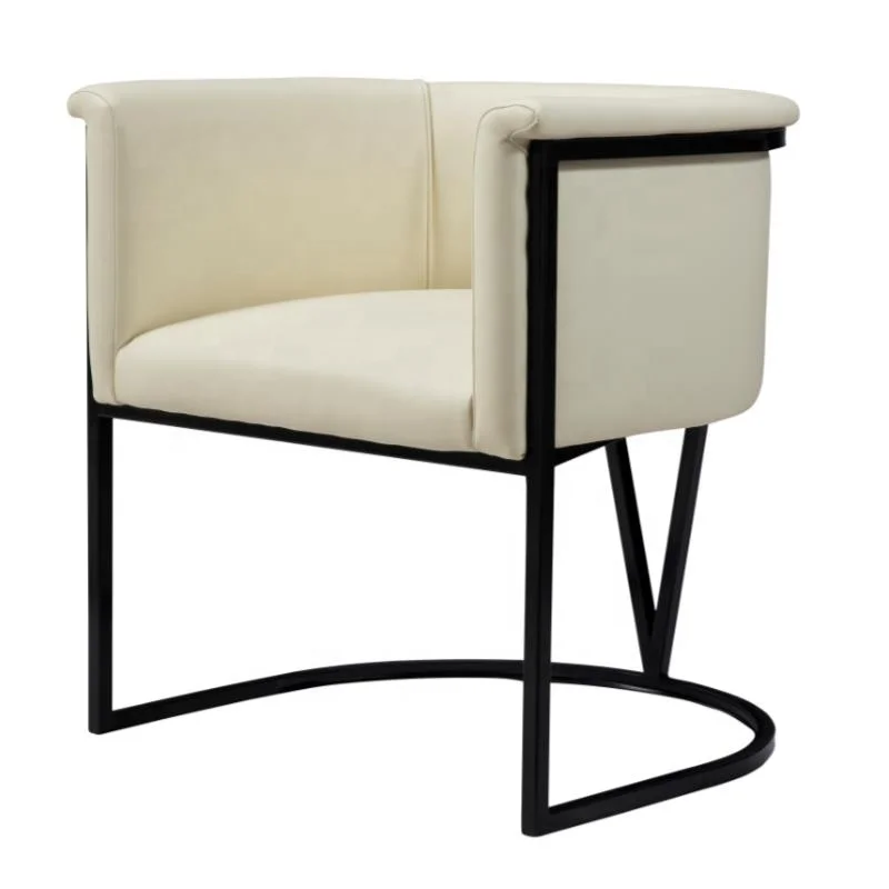 Chair metal frame backrest stool coffee chair for coffee shop