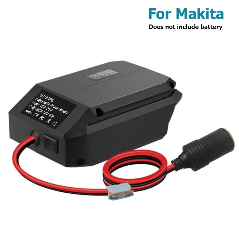 For Makita/Dewaltt/Milwaukee/Bosch，18V to 12V Step Down Converter Cigarette Lighter Adapter Power Wheel Adapter Car Refrigerator image 7